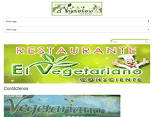 Tablet Screenshot of elvegetarianoconsciente.com